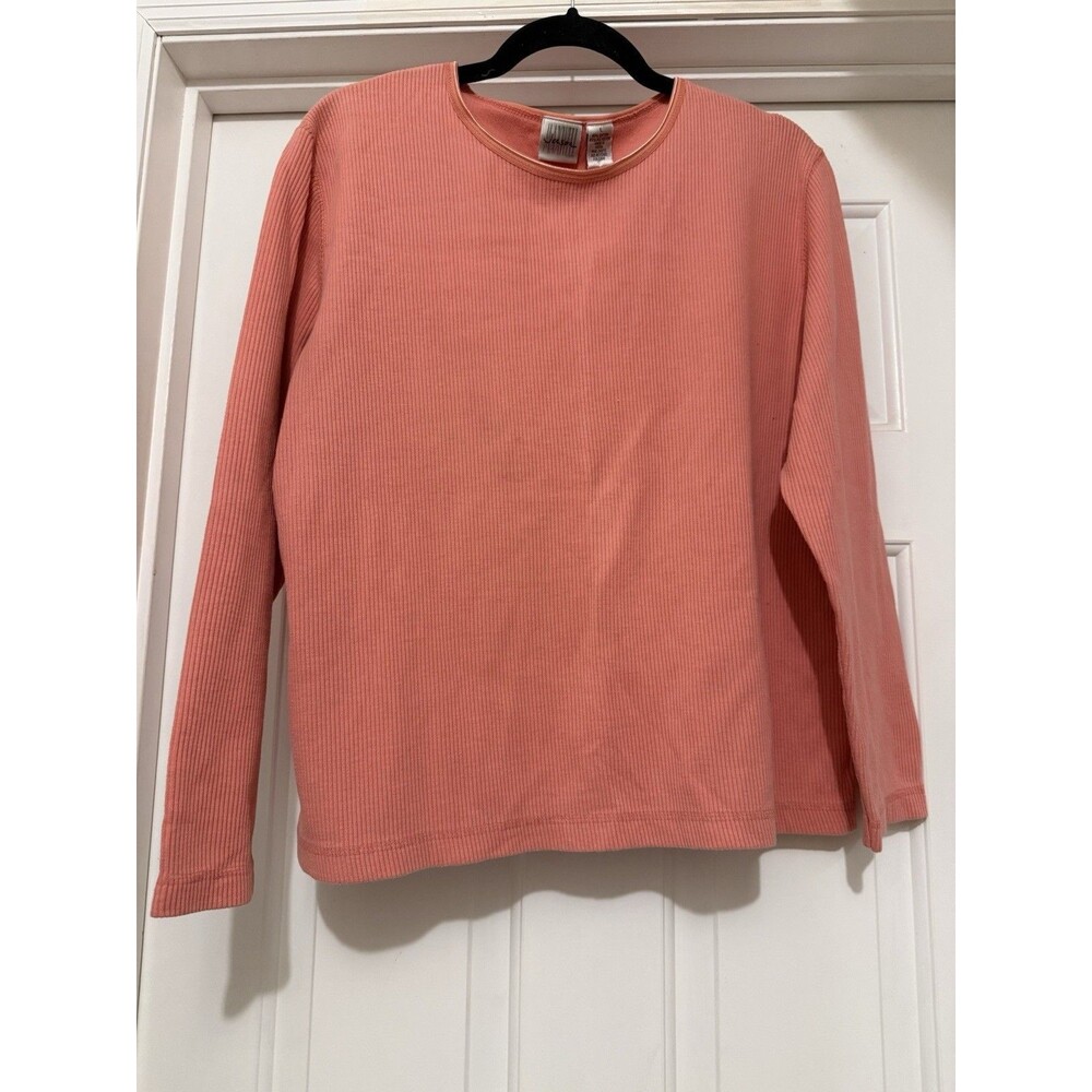 Jason Maxwell Womens Pink Top Size L Activewear Athleisure
